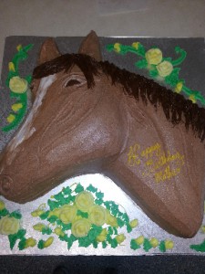 Horse Head Cake